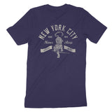 New York Tiger Blade T-Shirt Navy back
