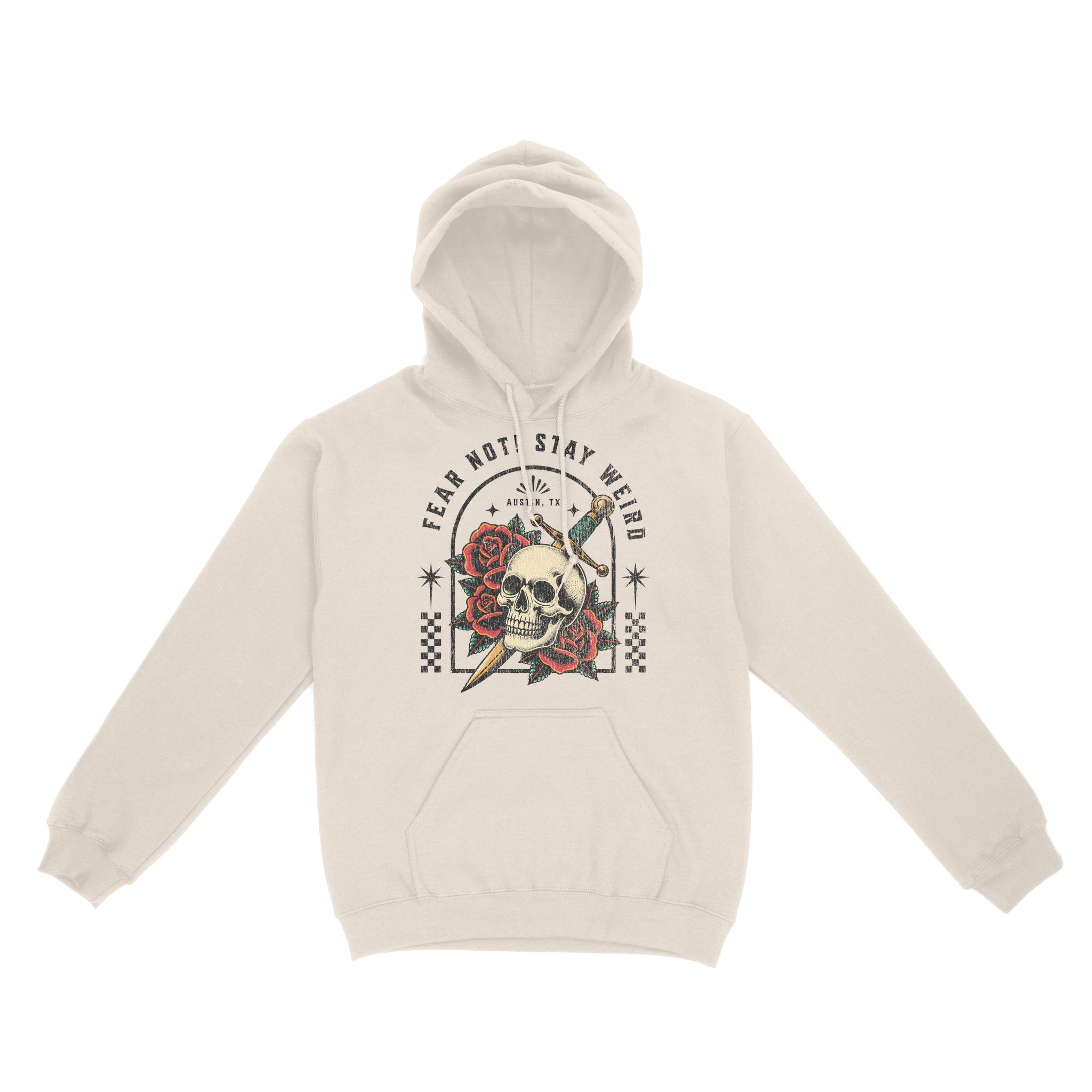 Austin Hoodie in Natural - front view