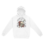 Austin Hoodie in White - front view
