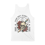 Denver Tank Top in White - back view
