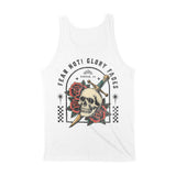 Denver Tank Top in White - back view