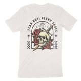 Denver Flower Skull T-Shirt in Vintage - back view