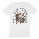 Denver Flower Skull T-Shirt White back