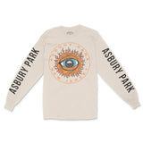 Asbury Park Eye Sublime Longsleeve in Natural - front with sleeves view