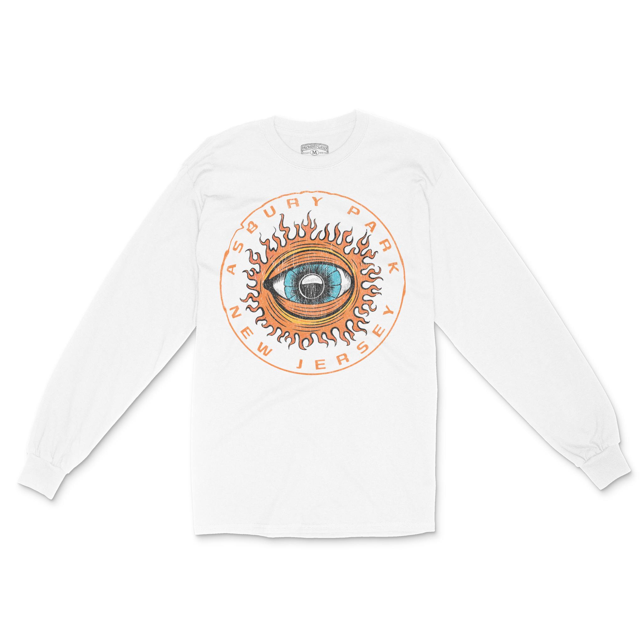 Asbury Park Eye Sublime Longsleeve in White - front view