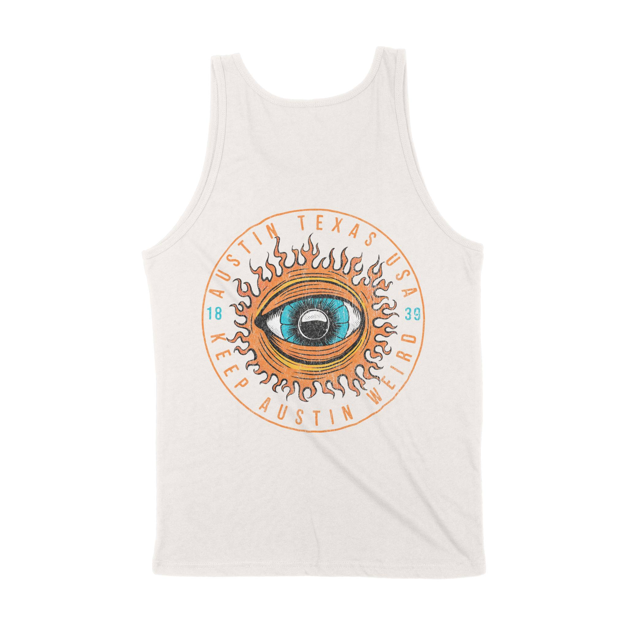 Austin Eye Sublime Tank Top in Vintage - back view