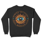 Denver Crewneck in Black - back view