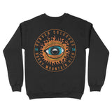 Denver Crewneck in Black - back view