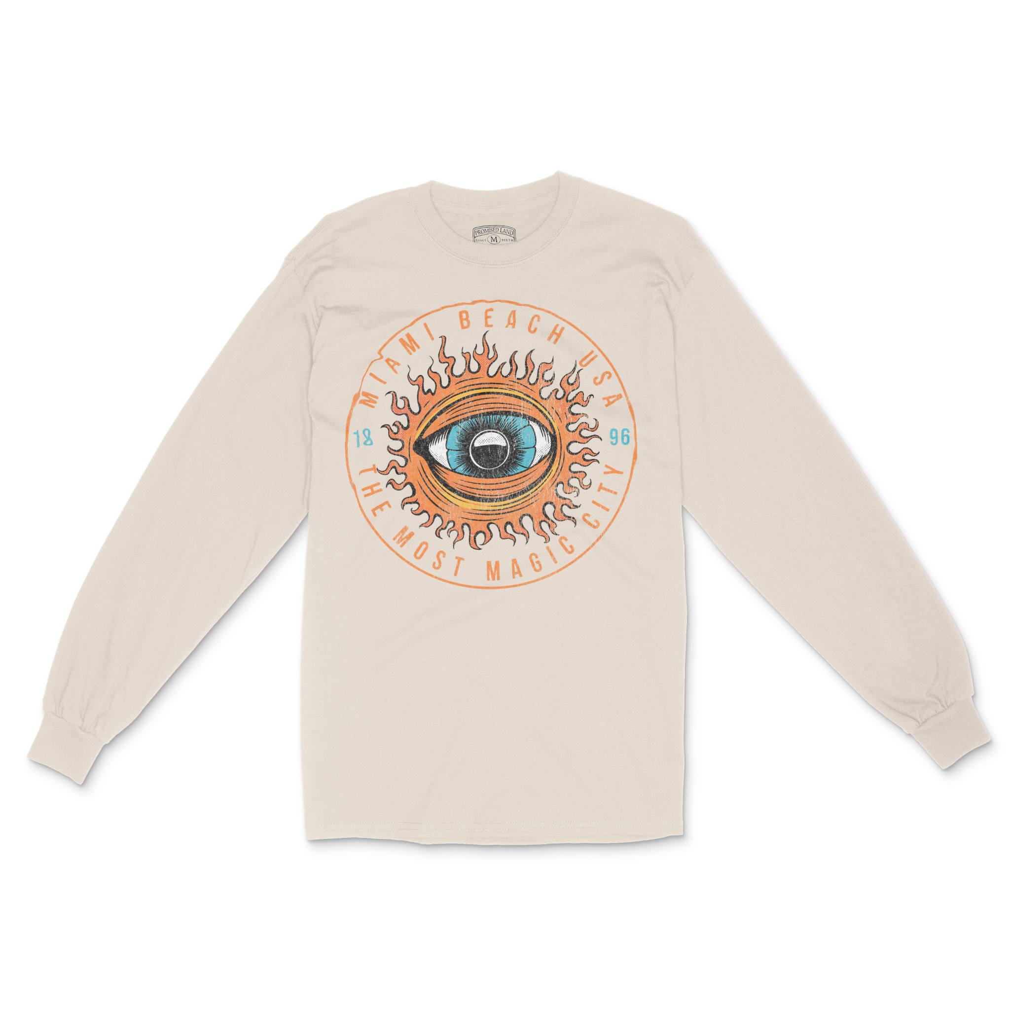 Miami Eye Sublime Longsleeve in Natural - front view