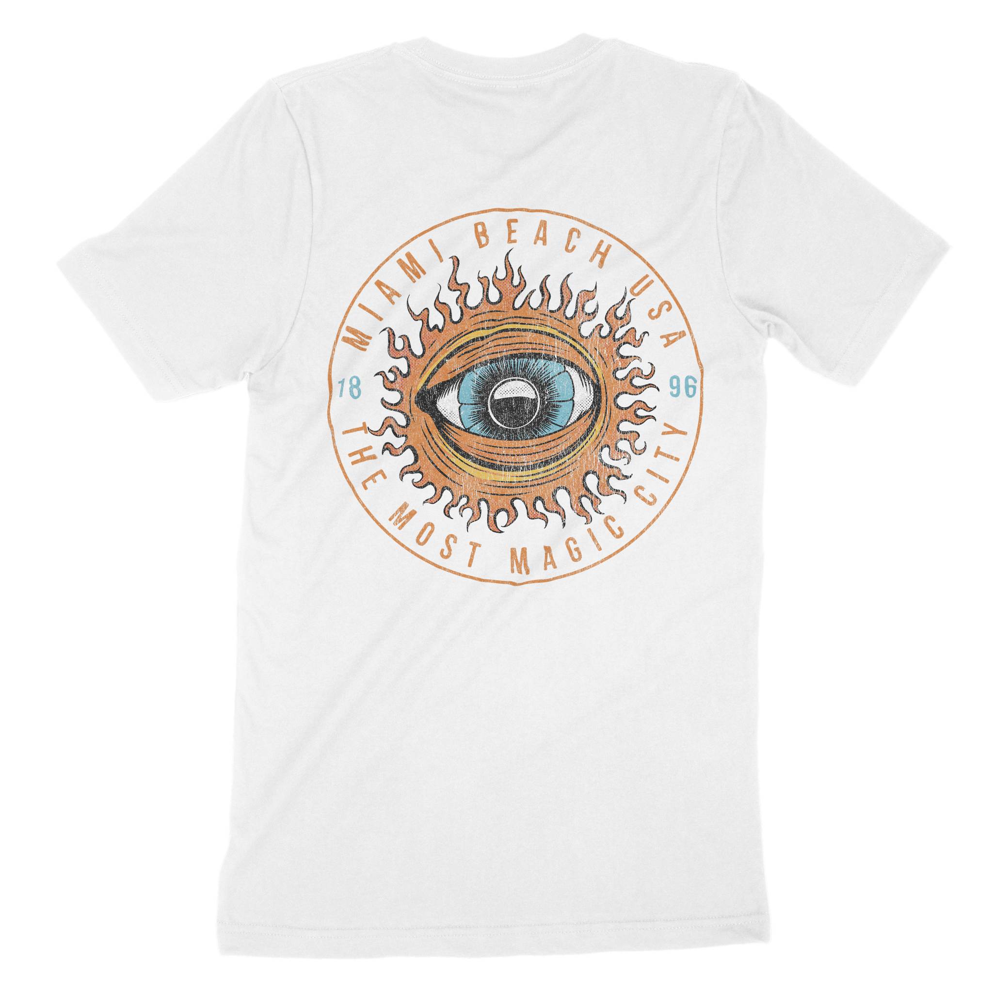 Miami Eye Sublime T-Shirt White back