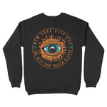 New York Crewneck in Black - back view