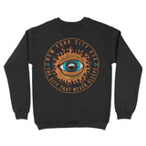 New York Crewneck in Black - back view
