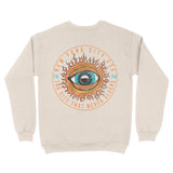 New York Crewneck in Natural - back view
