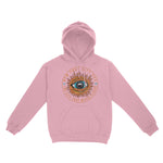 New York Eye Sublime Hoodie Light Pink front
