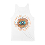 New York Tank Top in White - back view