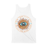 New York Tank Top in White - back view