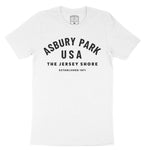 Asbury Park Classic T-Shirt in White - front view