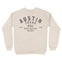 Austin Crewneck in Natural - back view