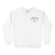 Austin Crewneck in White - front view