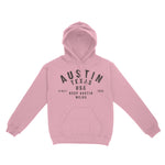 Austin Classic Hoodie Light Pink front