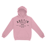 Austin Classic Hoodie Light Pink front