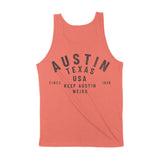 Austin Classic Tank Top Mauve back