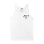 Austin Tank Top in White - front view
