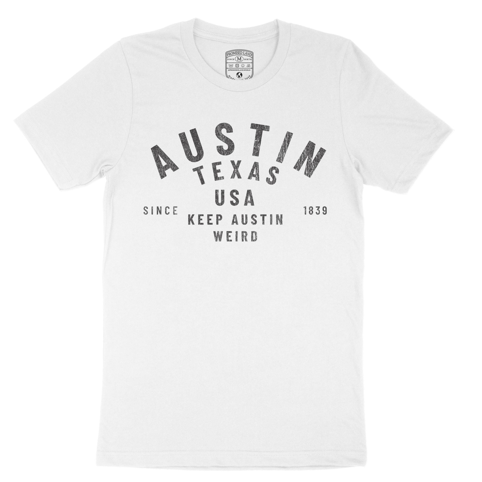 Austin Classic T-Shirt White front