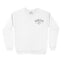 Denver Crewneck in White - front view