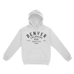 Denver Classic Hoodie White front