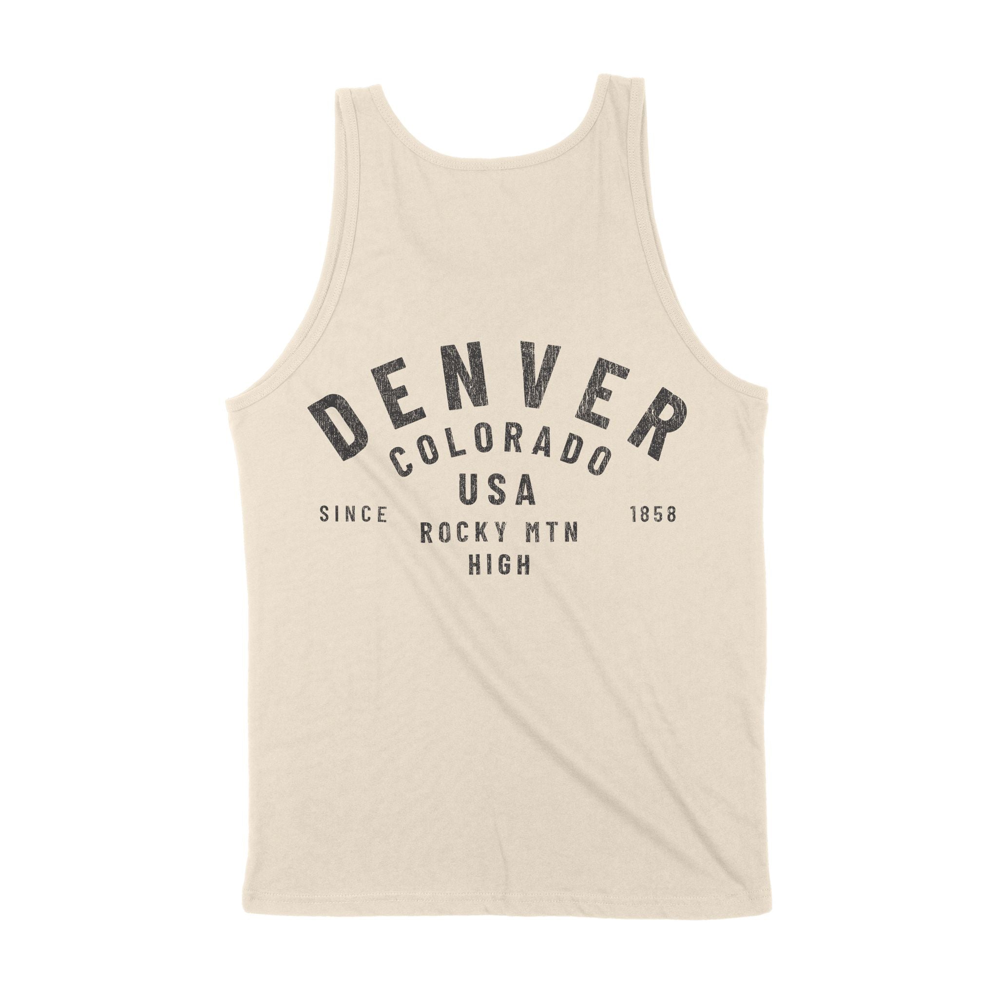 Denver Classic Tank Top Natural back