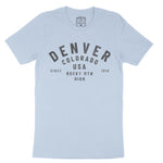 Denver Classic T-Shirt Baby Blue front