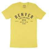 Denver Classic T-Shirt Maize Yellow front