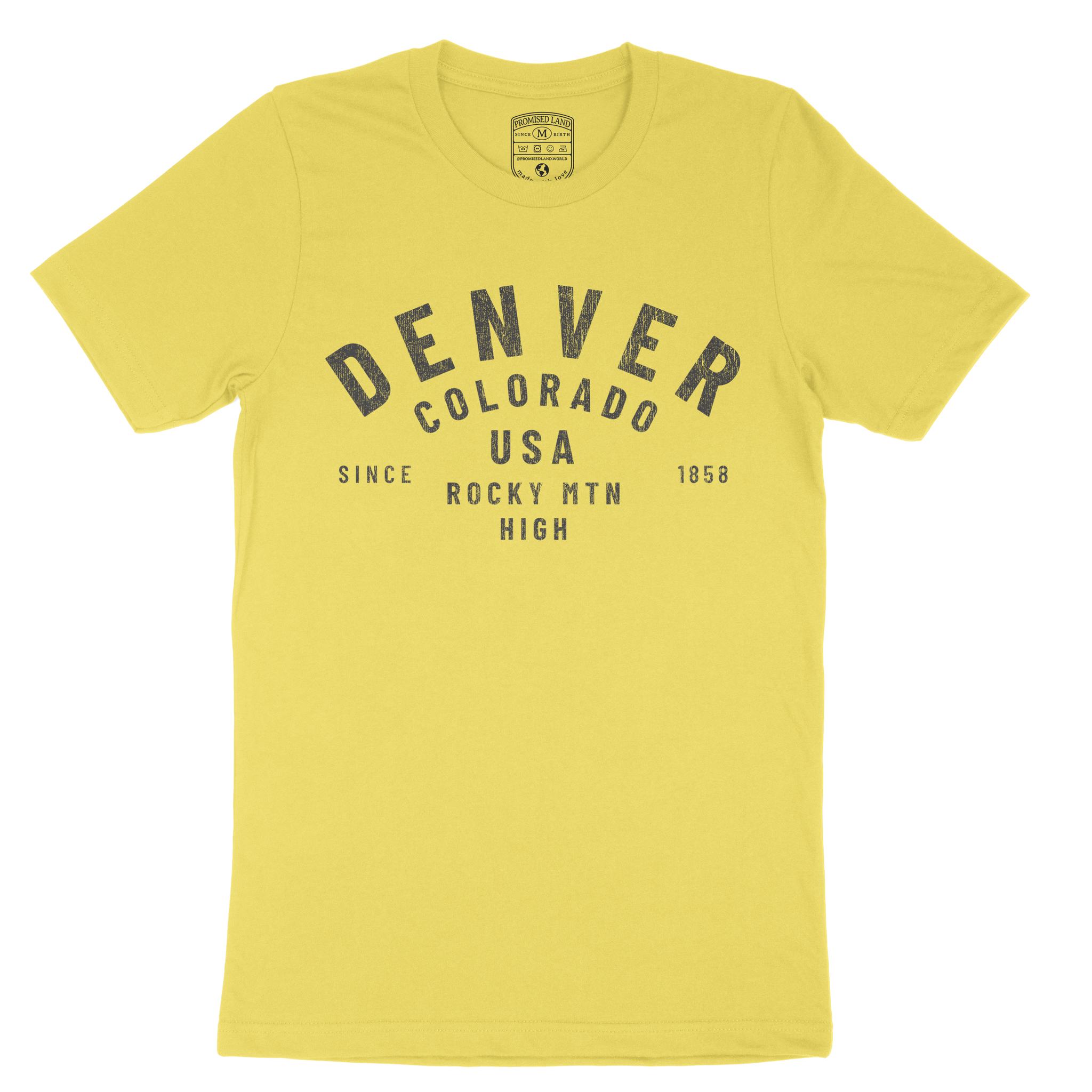 Denver Classic T-Shirt Maize Yellow front