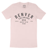 Denver Classic T-Shirt Soft Pink front