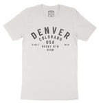 Denver Classic T-Shirt Vintage White front