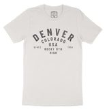 Denver Classic T-Shirt Vintage White front