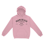 Miami Classic Hoodie Light Pink front