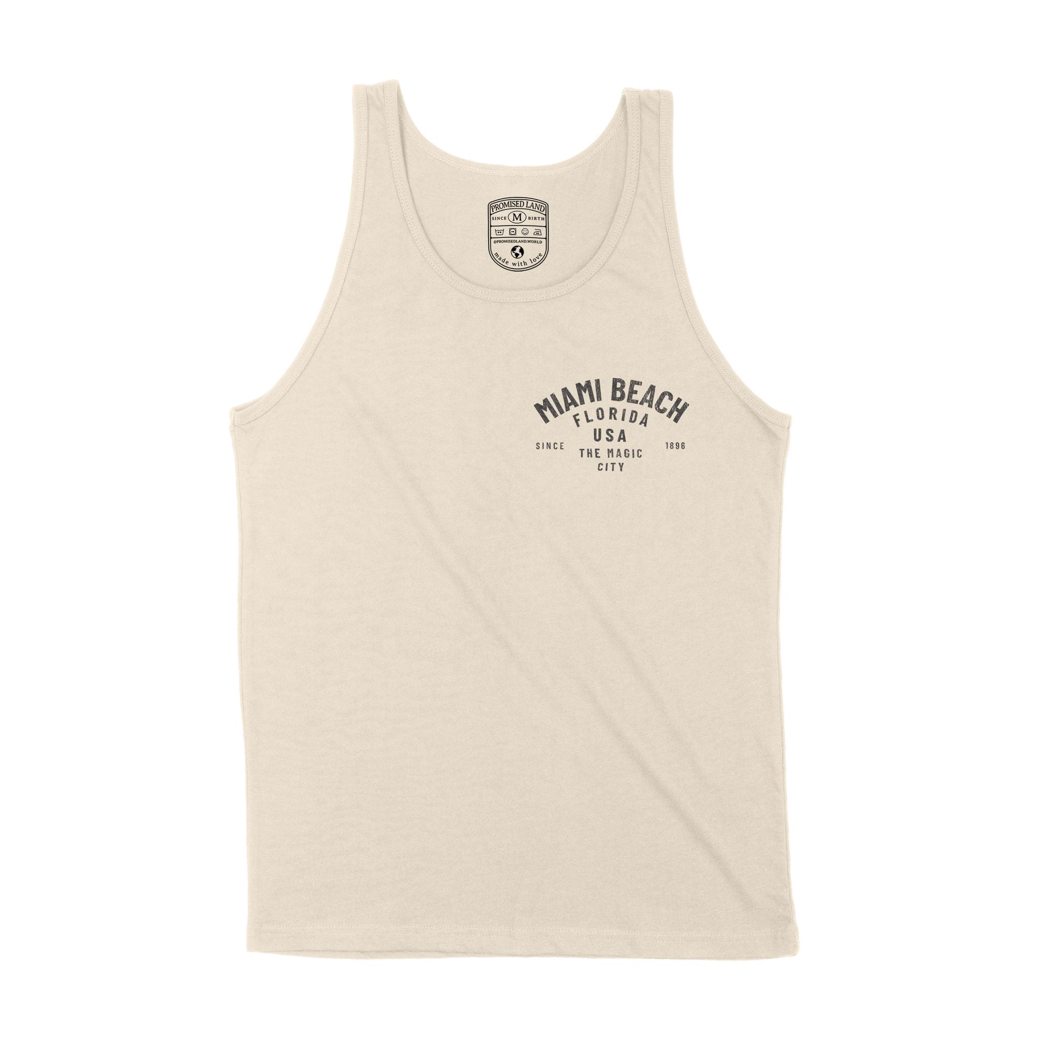 Miami Classic Tank Top Natural front