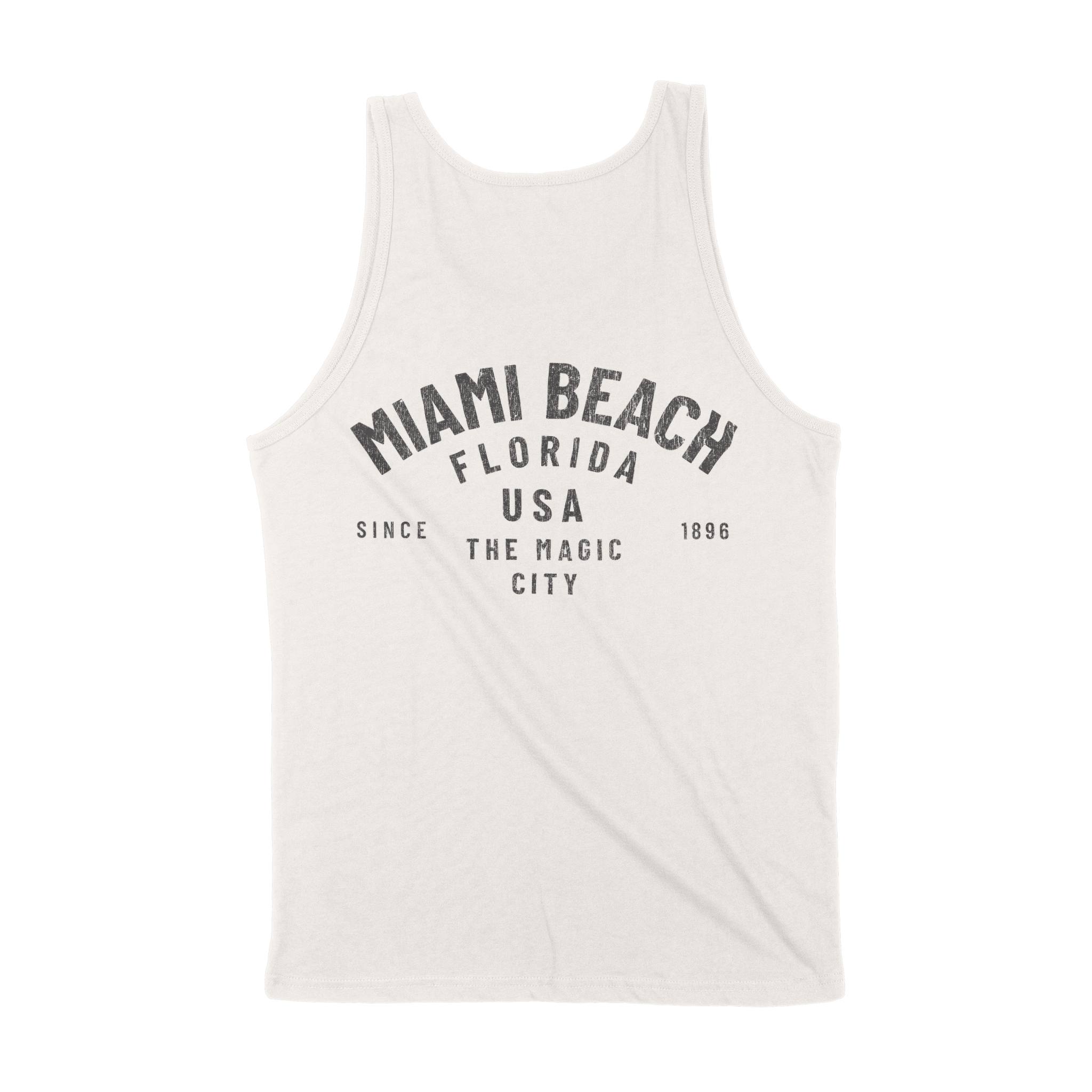 Miami Classic Tank Top in Vintage - back view