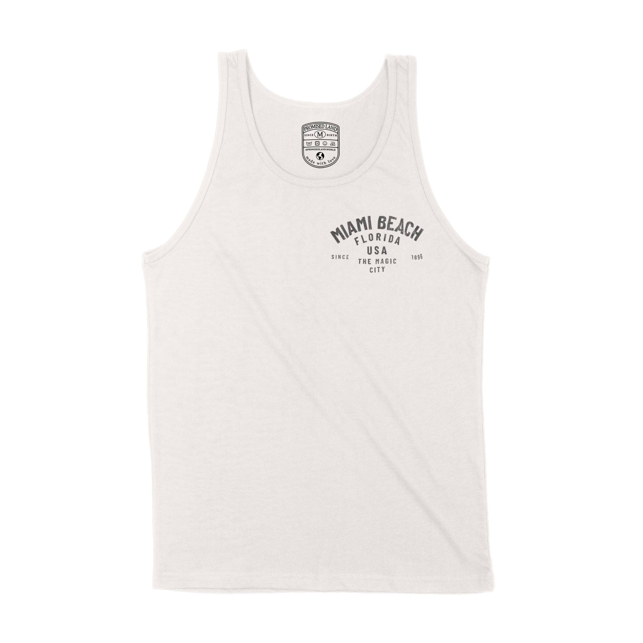 Miami Classic Tank Top in Vintage - front view