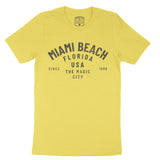 Miami Classic T-Shirt Maize Yellow front