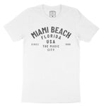 Miami T-Shirt in White - front view