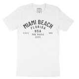 Miami T-Shirt in White - front view