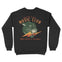 Austin Crewneck in Black - back view