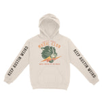 Austin Hoodie in Natural - front-sleeves view