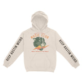 Austin Hoodie in Natural - front-sleeves view