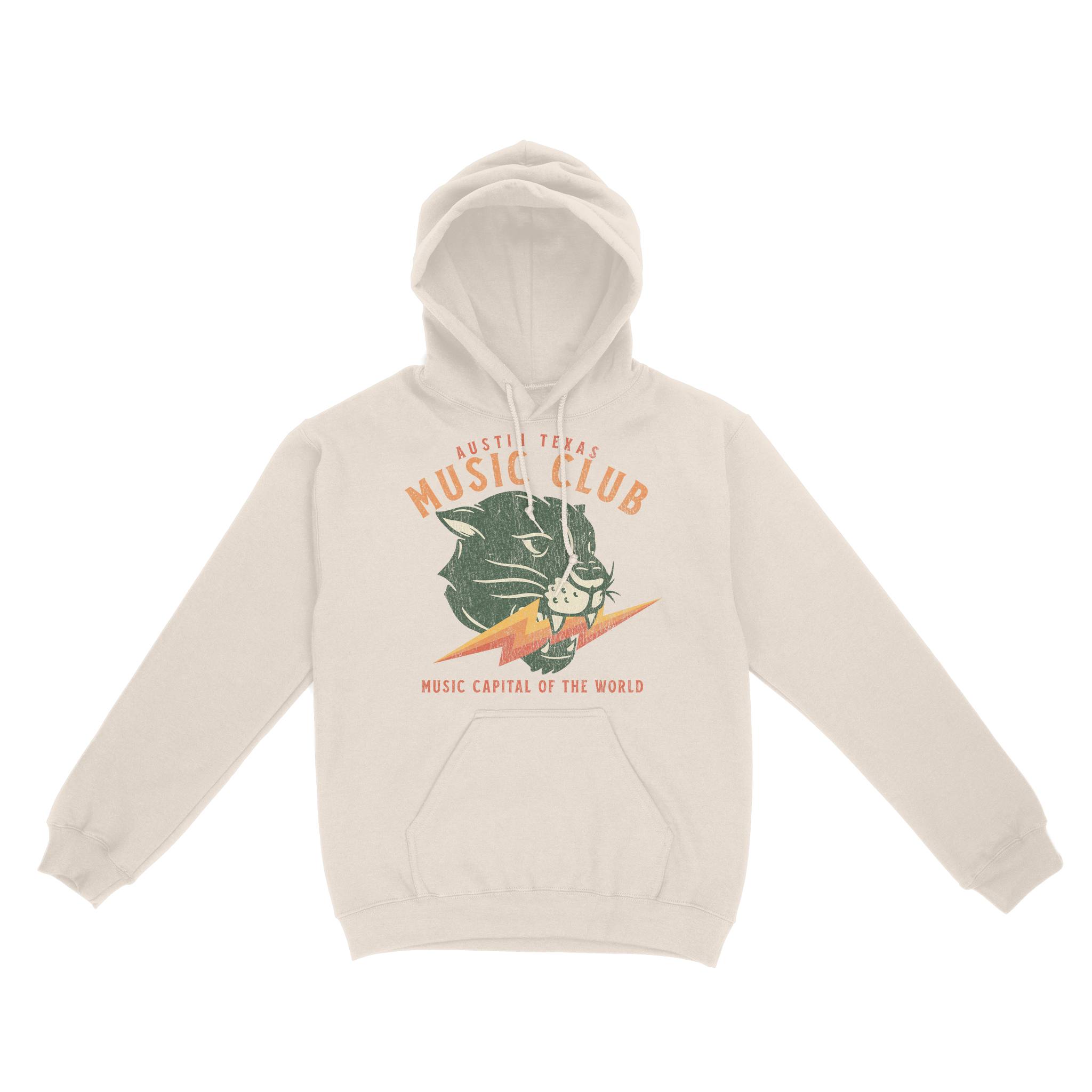 Austin Hoodie in Natural - front view