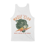 Austin Music Club Tank Top White back