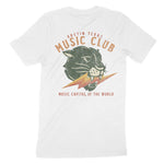 Austin Music Club T-Shirt White back
